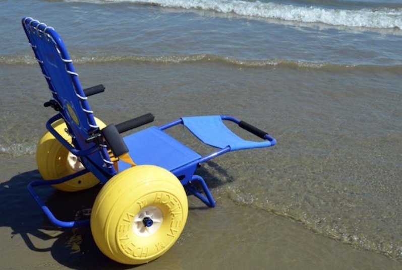 Sedia da mare JOB senza braccioli per l’accesso alla spiaggia Sedia da mare JOB senza braccioli per l’accesso alla spiaggia