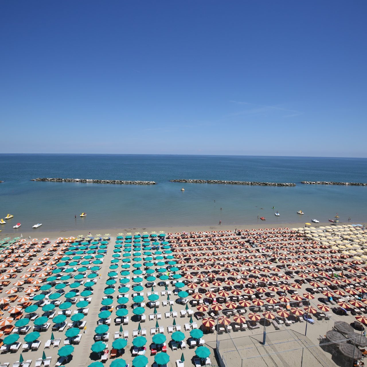 La spiaggia e il mare di Gatteo