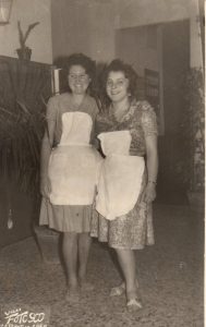 foto storica della famiglia maraldi e dello staff
