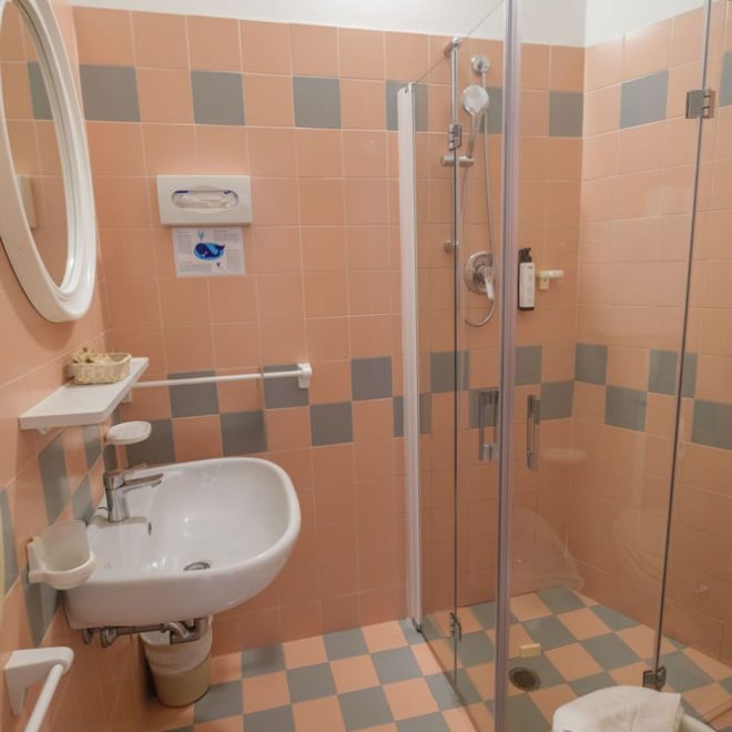 Camera COMFORT, bagno con doccia e tutti i sanitari Camera COMFORT, bagno con doccia e tutti i sanitari