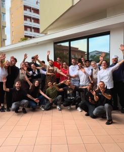 Lo staff dell'hotel